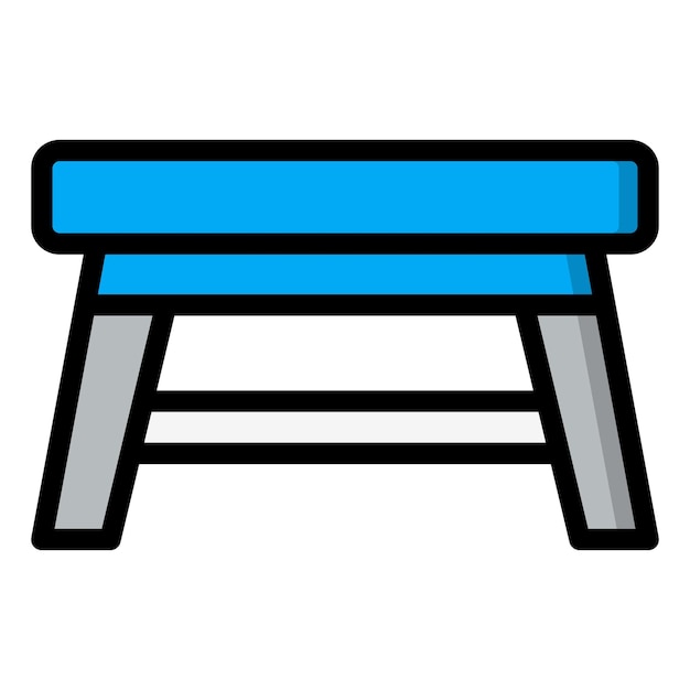 Ilustración del diseño del icono vectorial de la tabla