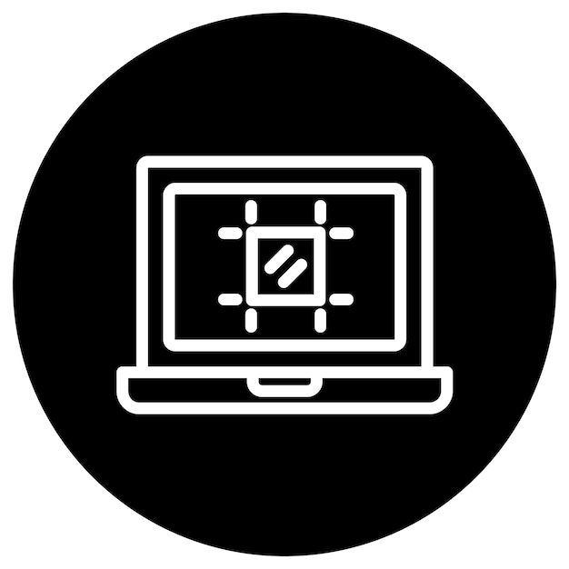 Ilustración del diseño del icono vectorial del tablero de arte