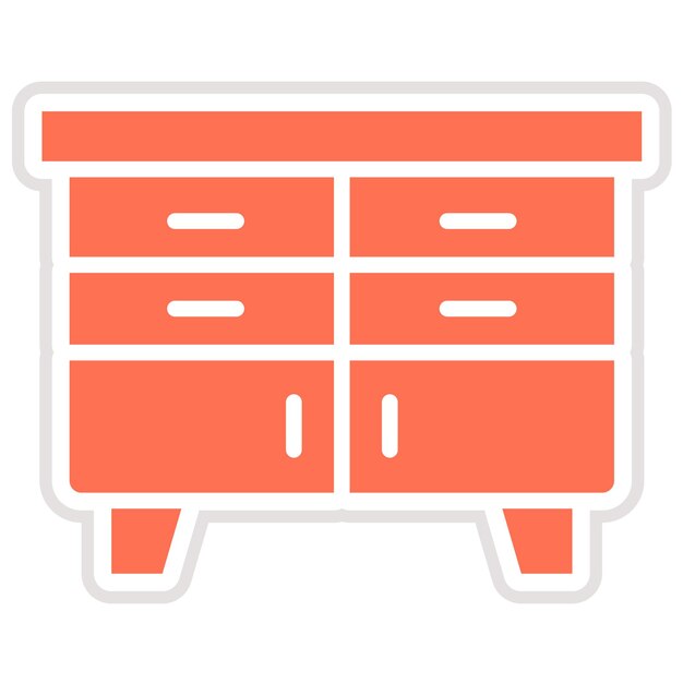 Ilustración del diseño del icono vectorial del tablero lateral