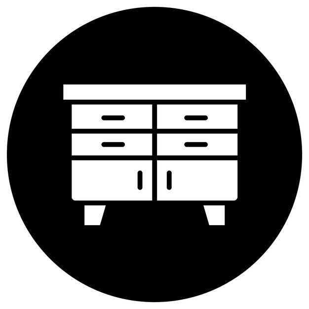 Ilustración del diseño del icono vectorial del tablero lateral