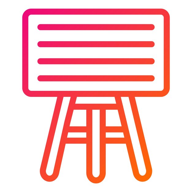Ilustración del diseño del icono vectorial del tablero