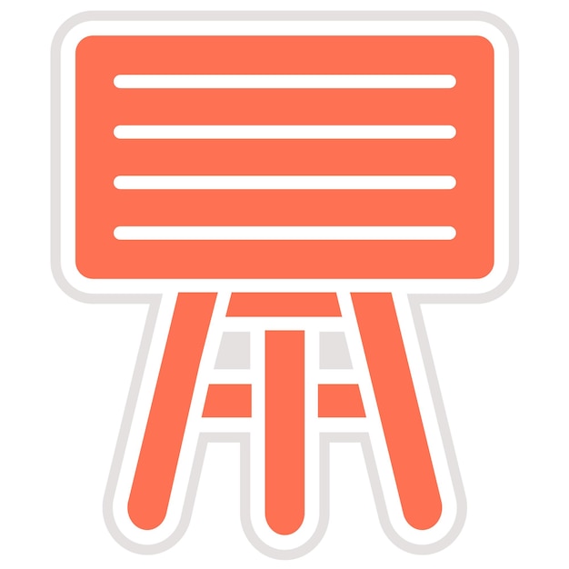 Ilustración del diseño del icono vectorial del tablero