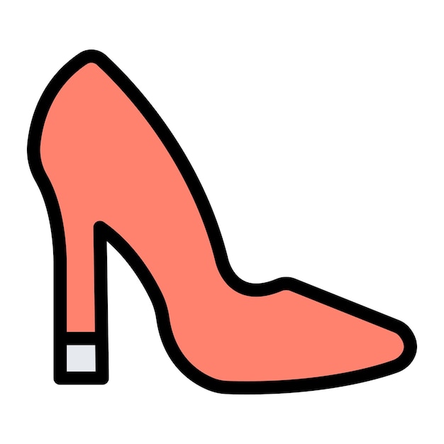 Ilustración del diseño del icono vectorial de los talones