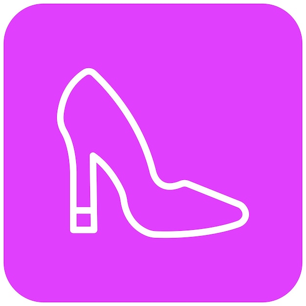 Ilustración del diseño del icono vectorial de los talones