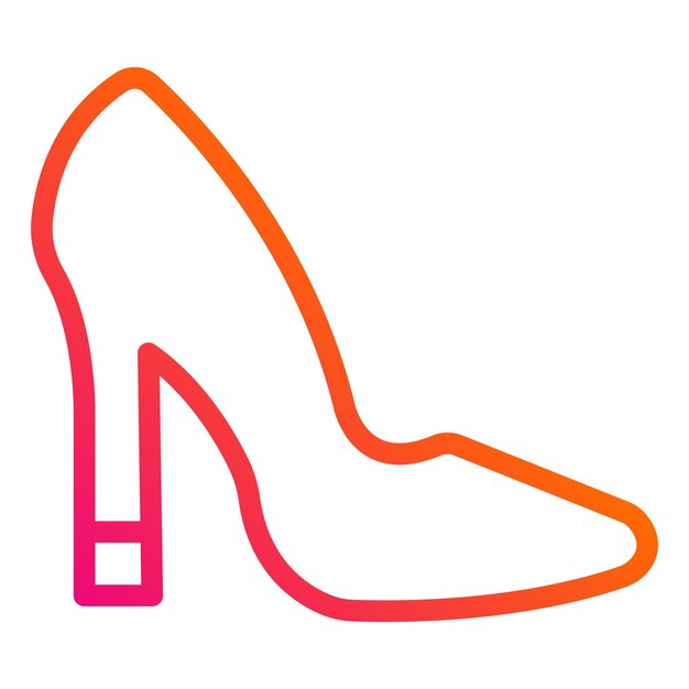 Ilustración del diseño del icono vectorial de los talones