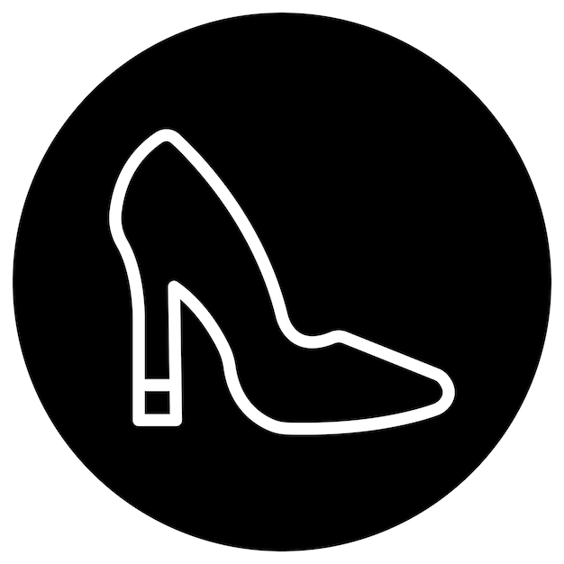 Ilustración del diseño del icono vectorial de los talones