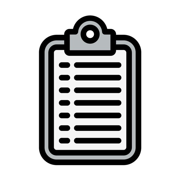 Ilustración del diseño del icono vectorial de tareas