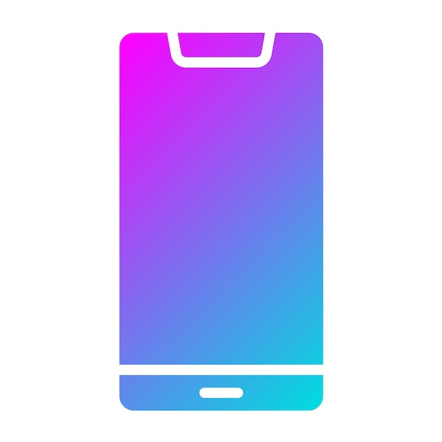 Ilustración del diseño del icono vectorial del teléfono inteligente