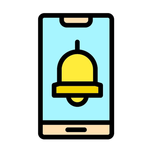 Ilustración del diseño del icono vectorial del teléfono inteligente