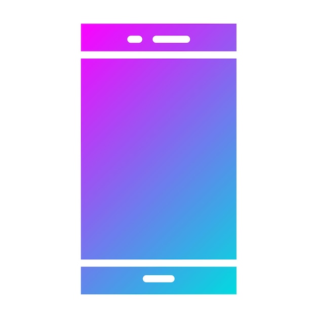 Ilustración del diseño del icono vectorial del teléfono inteligente