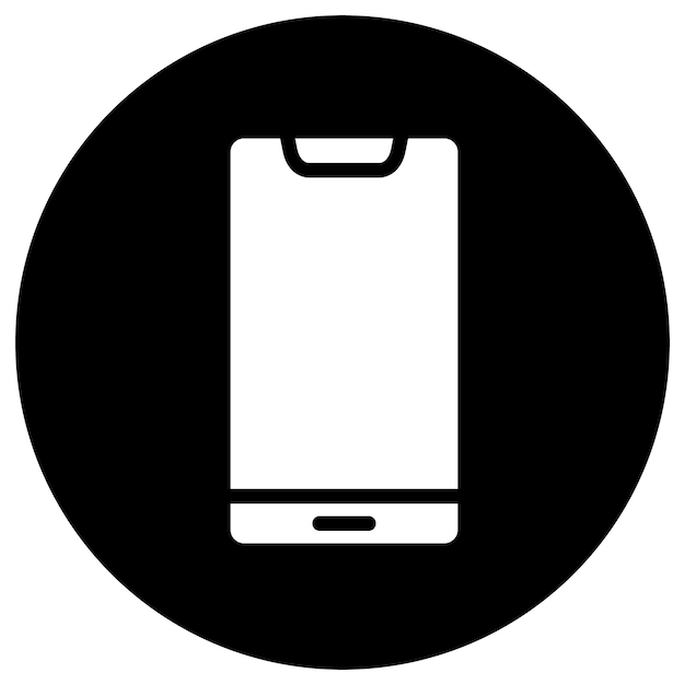 Ilustración del diseño del icono vectorial del teléfono inteligente