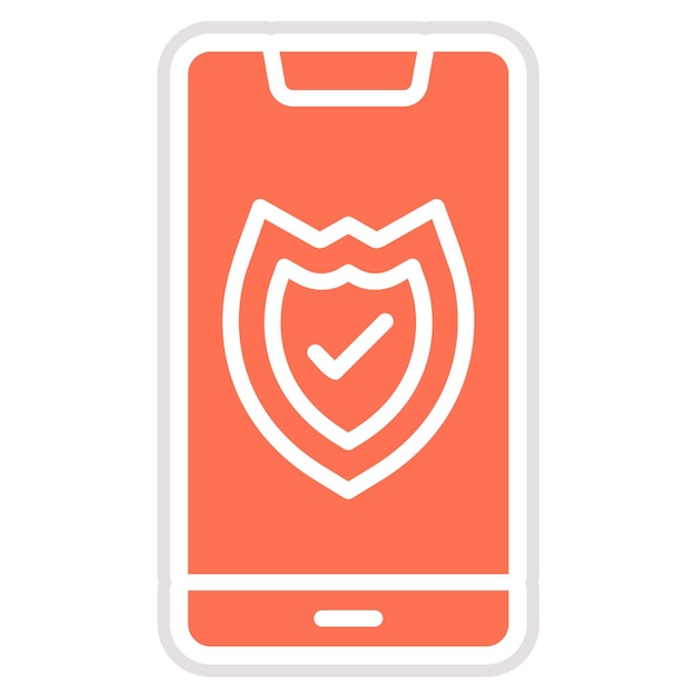 Ilustración del diseño del icono vectorial del teléfono inteligente