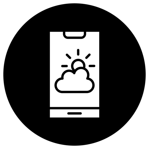 Ilustración del diseño del icono vectorial del tiempo
