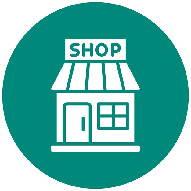 Ilustración del diseño del icono vectorial de la tienda de juguetes
