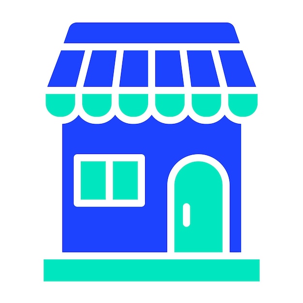 Ilustración del diseño del icono vectorial de la tienda