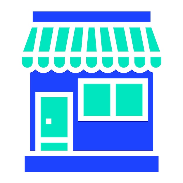 Ilustración del diseño del icono vectorial de la tienda