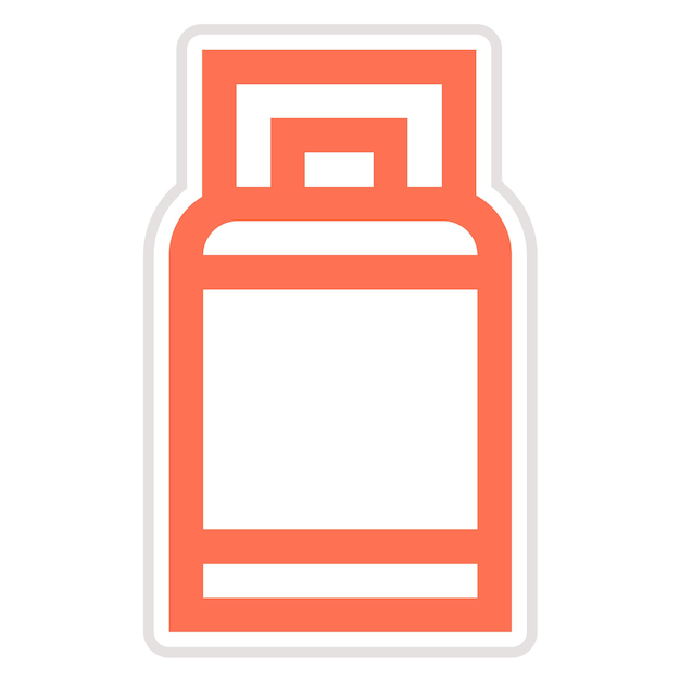 Ilustración del diseño del icono vectorial de Tiffin