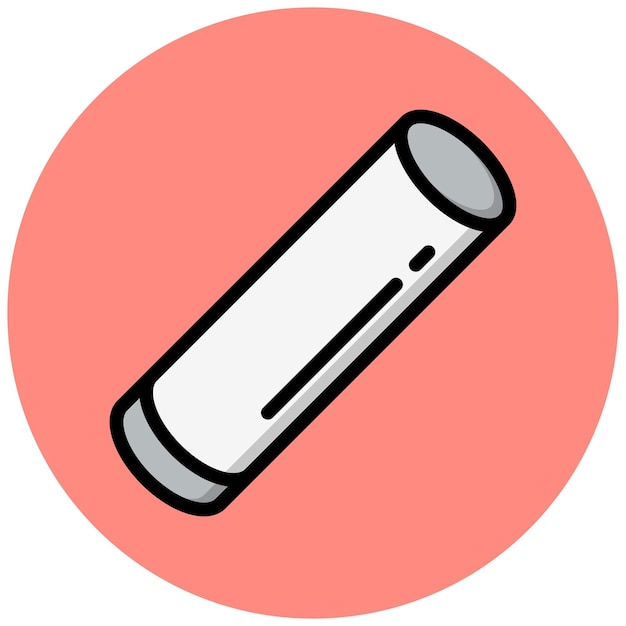 Ilustración del diseño del icono vectorial de tiza