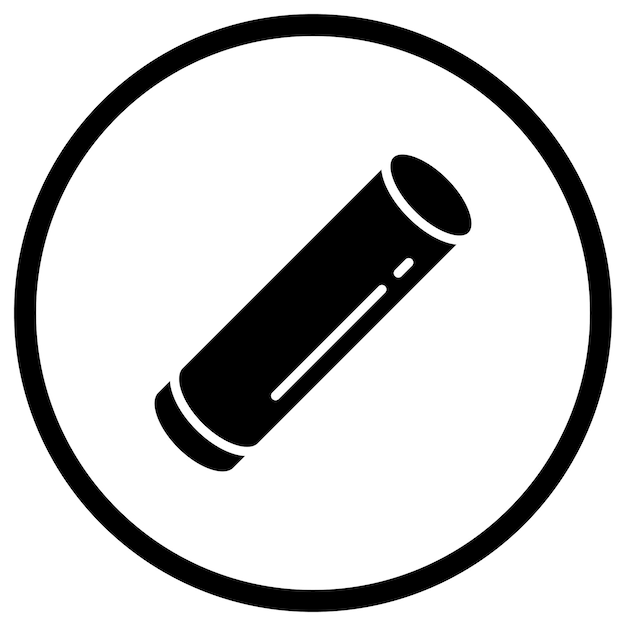 Ilustración del diseño del icono vectorial de tiza