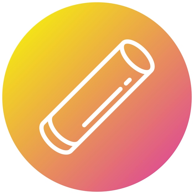 Ilustración del diseño del icono vectorial de tiza