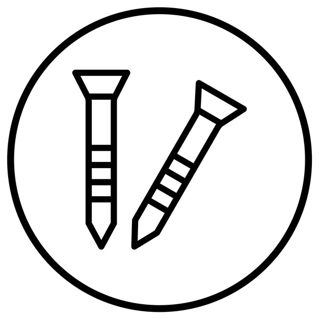 Ilustración del diseño del icono vectorial de las uñas