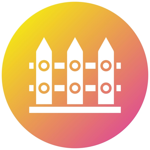Ilustración del diseño del icono vectorial de la valla