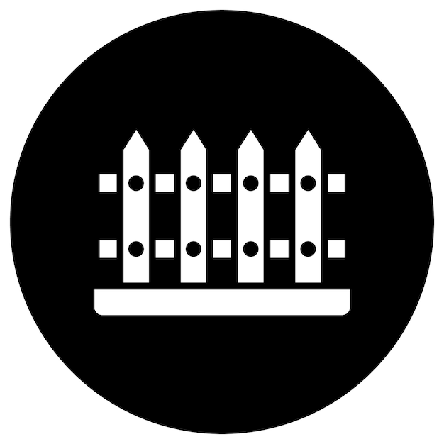 Ilustración del diseño del icono vectorial de la valla