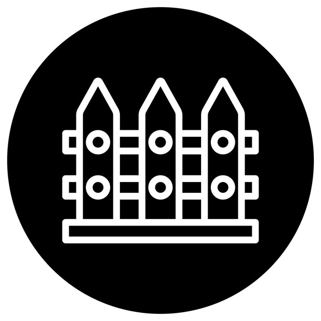 Ilustración del diseño del icono vectorial de la valla