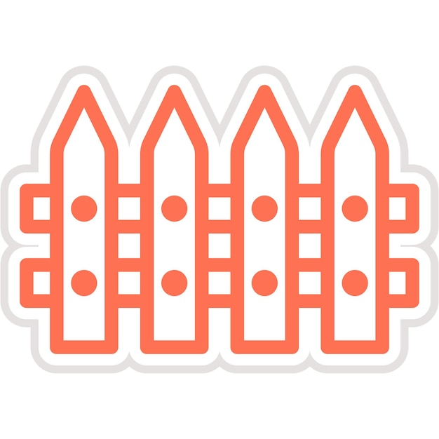 Ilustración del diseño del icono vectorial de la valla