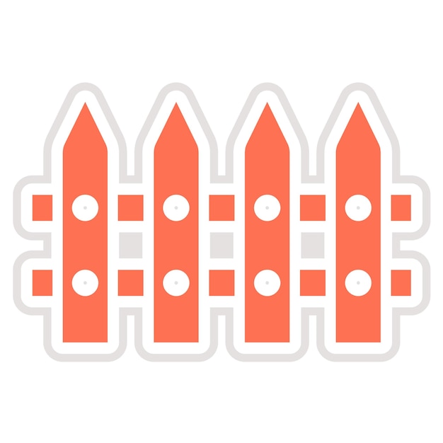 Ilustración del diseño del icono vectorial de la valla