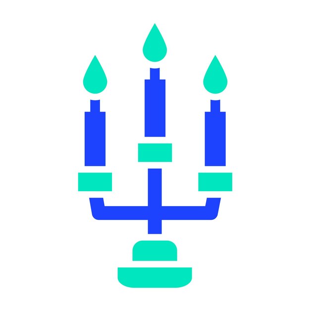 Ilustración del diseño del icono vectorial de la vela