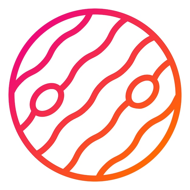Ilustración del diseño del icono vectorial de Venus