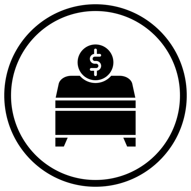Ilustración del diseño del icono vectorial de Zakat