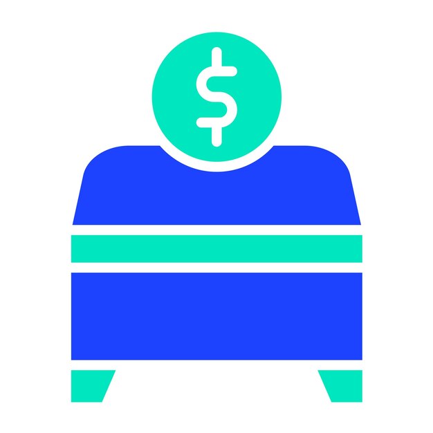 Ilustración del diseño del icono vectorial de Zakat