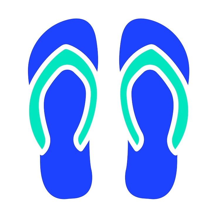 Vector ilustración del diseño del icono vectorial de zapatillas