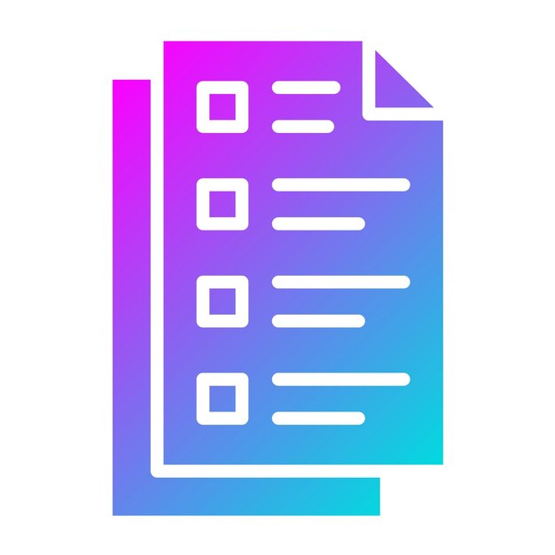 Ilustración de diseño de íconos vectoriales de archivos