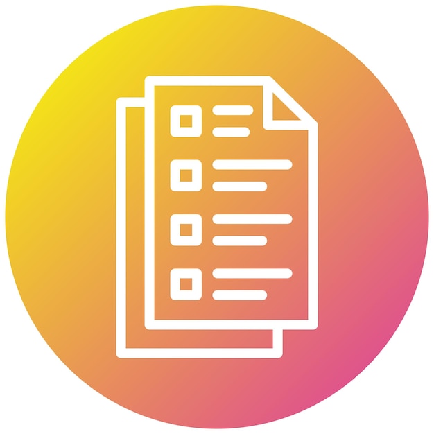 Ilustración de diseño de íconos vectoriales de archivos