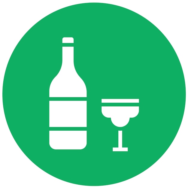 Ilustración de diseño de íconos vectoriales de bebidas