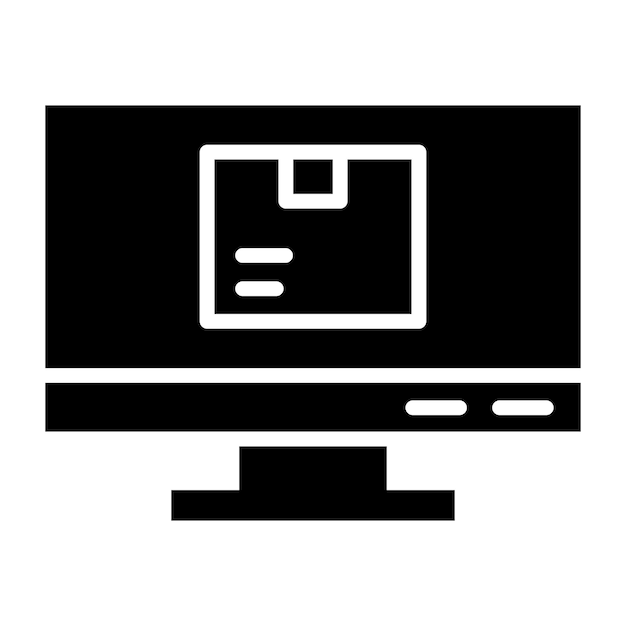 Ilustración de diseño de íconos vectoriales por computadora