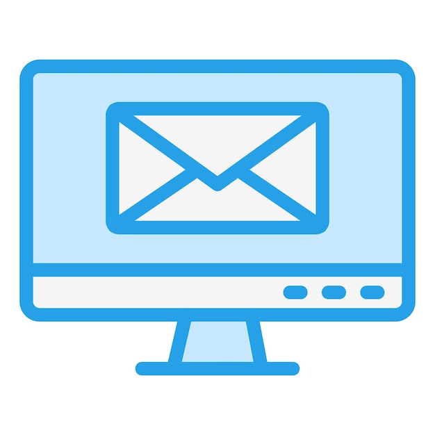 Ilustración de diseño de íconos vectoriales de correo electrónico