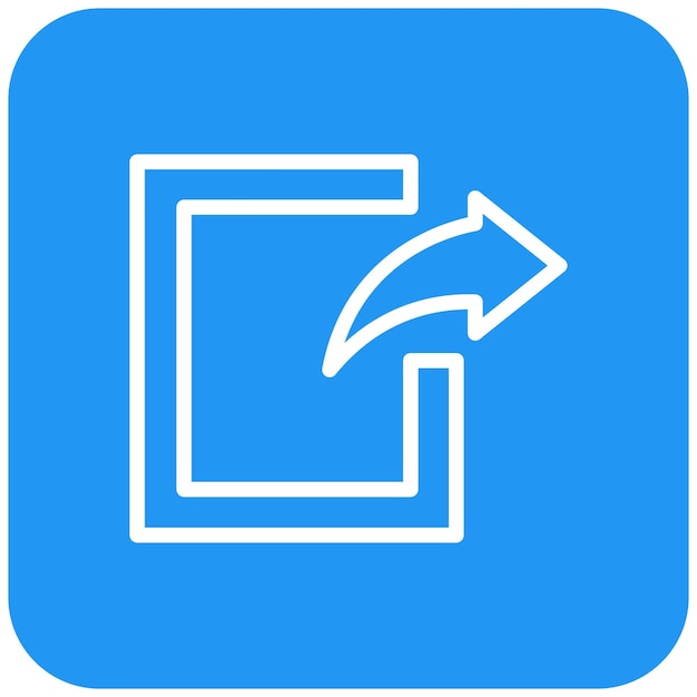 Ilustración de diseño de íconos vectoriales de exportación