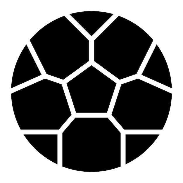 Ilustración de diseño de íconos vectoriales de fútbol