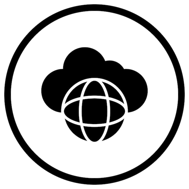 Ilustración de diseño de íconos vectoriales globales