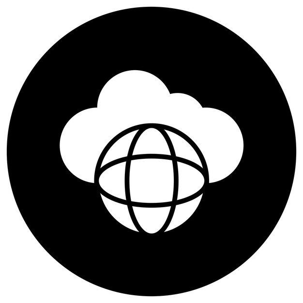 Ilustración de diseño de íconos vectoriales globales