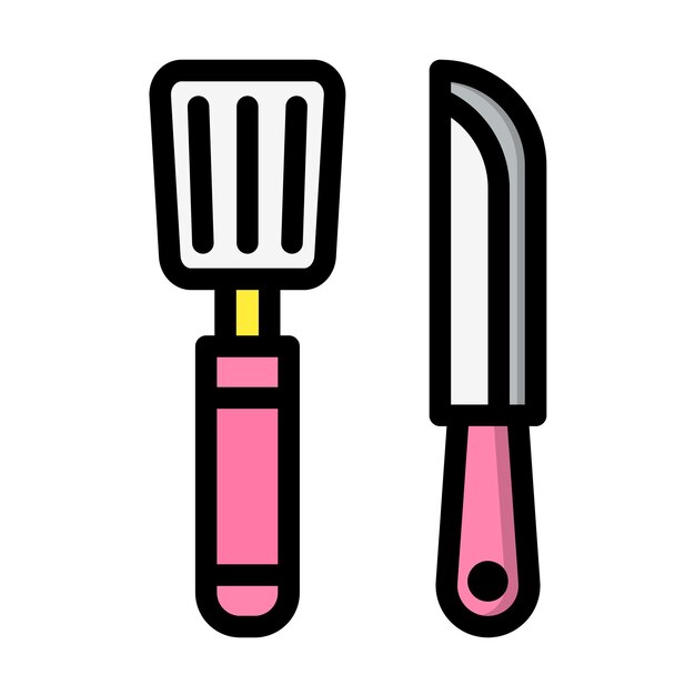 Ilustración de diseño de íconos vectoriales de herramientas