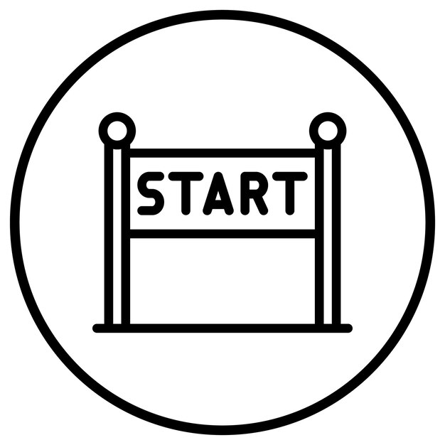 Ilustración de diseño de íconos vectoriales de inicio