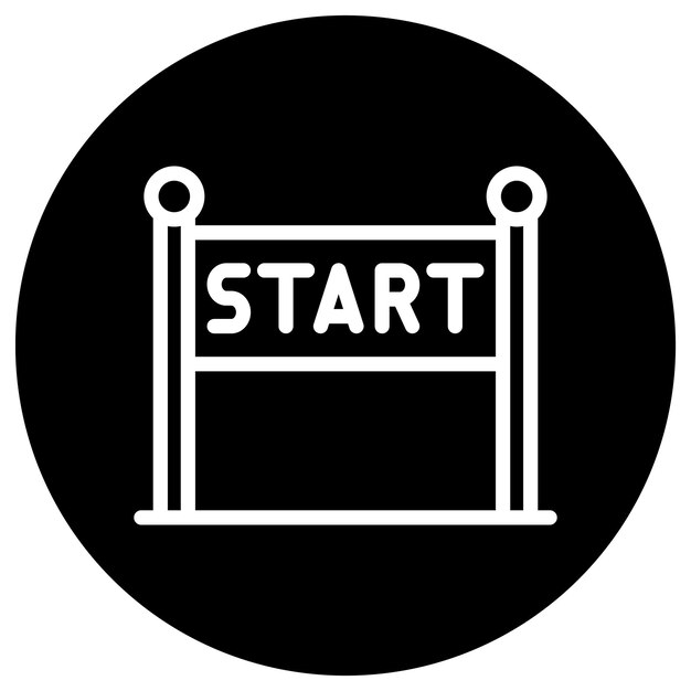 Ilustración de diseño de íconos vectoriales de inicio