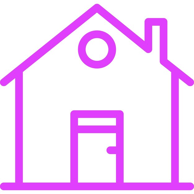 Ilustración de diseño de íconos vectoriales de inicio