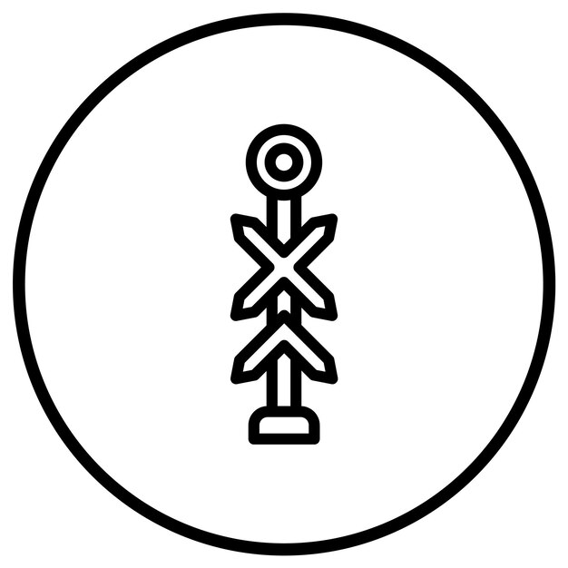 Ilustración de diseño de íconos vectoriales multilíneos