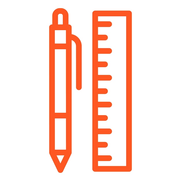 Ilustración de diseño de íconos vectoriales de papelería
